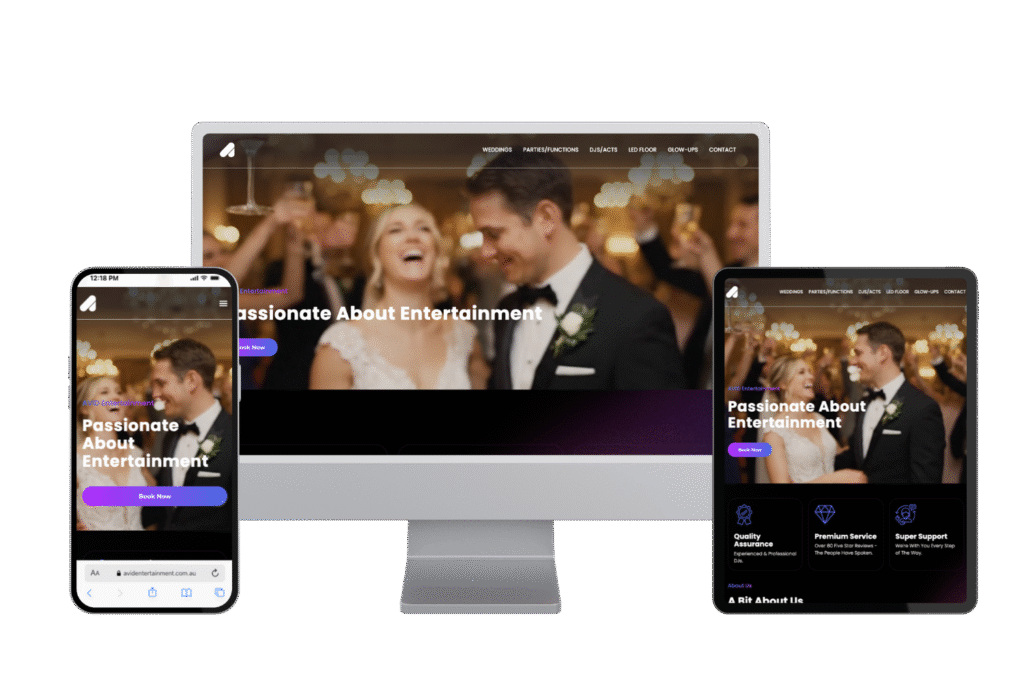 Avid Entertainment page view different perspective