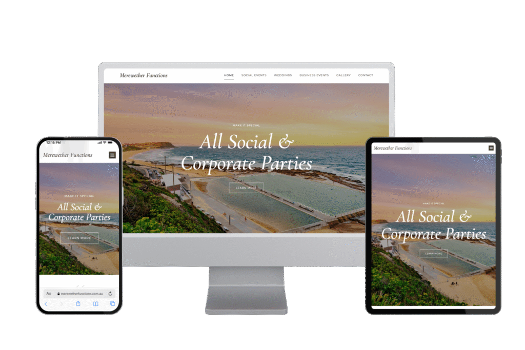 Merewether Functions page view different perspective