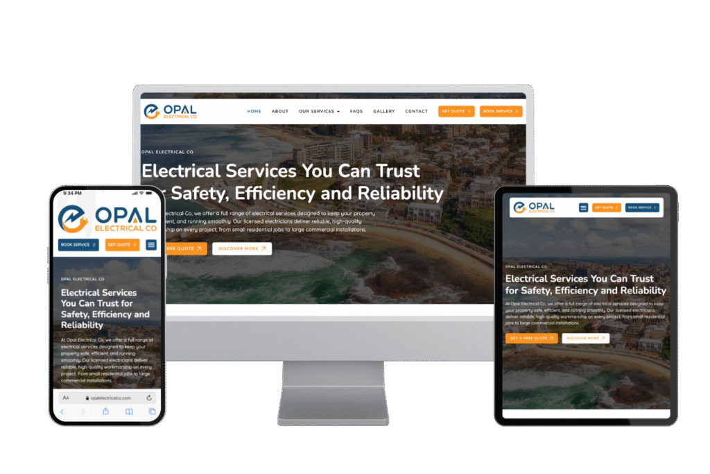 Opal Elec Co page view different perspective