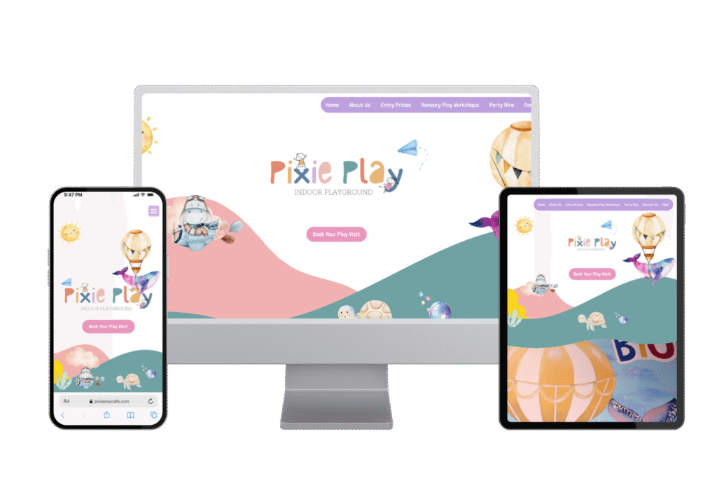 Pixie Play page view different perspective